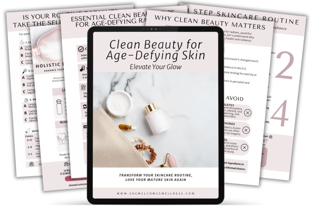 Age-Defying Clean Beauty Free Guide mockup